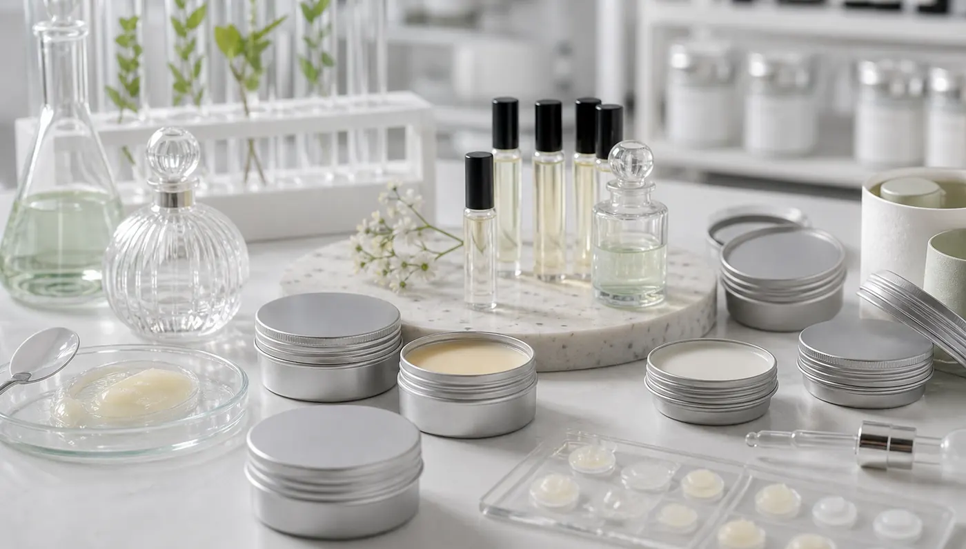 Private label fragrance and scented personal care samples reviewed for OEM ODM development