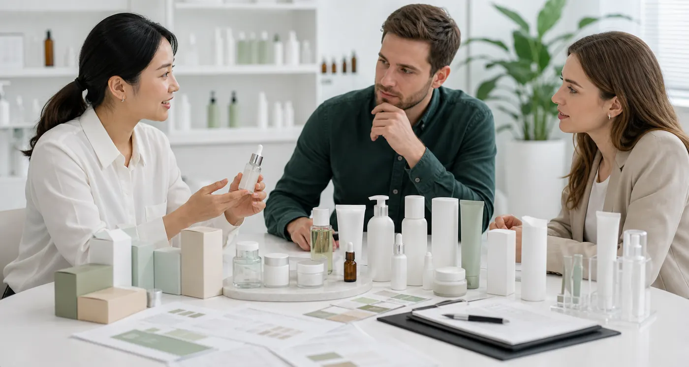 Low MOQ cosmetic manufacturing sample planning for startup beauty brand
