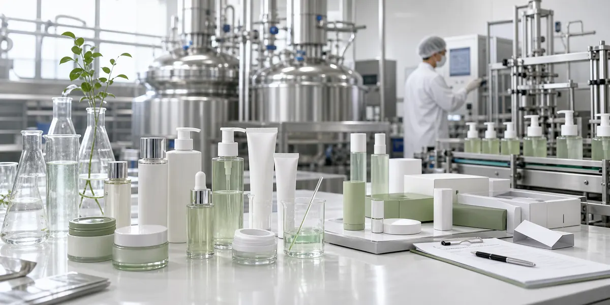 Cosmetics OEM and ODM manufacturing process overview for private label buyers