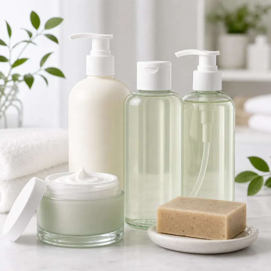 Private label body care lotion wash and soap range